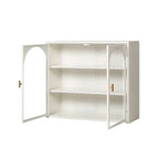 27.56Armoire murale moderne à deux portes vitrées