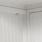 27.56Armoire murale moderne à deux portes vitrées