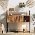 Buffet & Meuble Bar avec Rangement Meuble Bar à Café Armoire de Rangement pour Salle à Manger, Cuisine & Salon