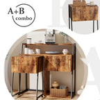 Buffet & Meuble Bar avec Rangement Meuble Bar à Café Armoire de Rangement pour Salle à Manger, Cuisine & Salon