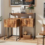 Buffet & Meuble Bar avec Rangement Meuble Bar à Café Armoire de Rangement pour Salle à Manger, Cuisine & Salon