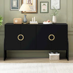 Armoire de rangement métallique à quatre portes avec poignées