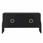 Armoire de rangement métallique à quatre portes avec poignées