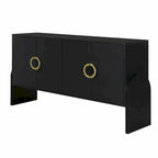 Armoire de rangement métallique à quatre portes avec poignées