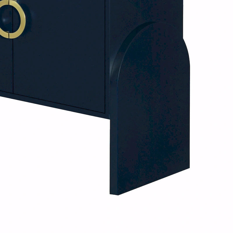 Armoire de rangement métallique à quatre portes avec poignées