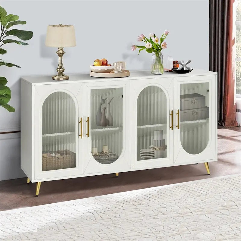 Buffet de rangement & Étagères ajustables pour Salon Chambre