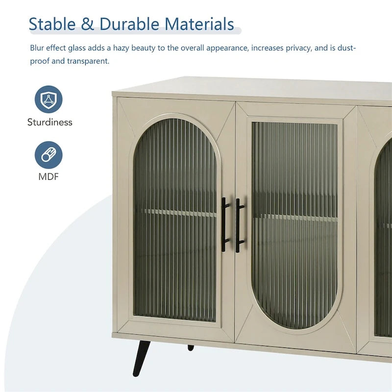 Buffet de rangement & Étagères ajustables pour Salon Chambre