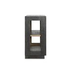 Meuble de rangement Larson à deux portes en verre et chêne de Classic Home