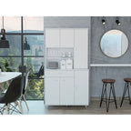 Meuble de rangement pour cuisine, salle à manger, salon, blanc