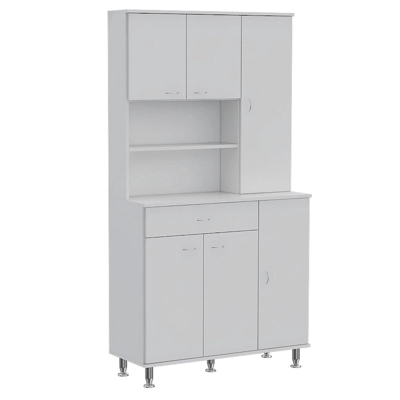 Meuble de rangement pour cuisine, salle à manger, salon, blanc