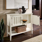 Console de rangement 2 portes Trani blanche par iNSPIRE Q Classic
