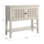 Console de rangement 2 portes Trani blanche par iNSPIRE Q Classic