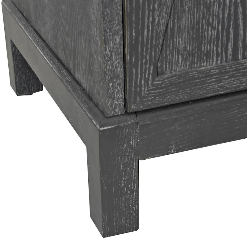 Buffets bahuts modernes à 4 portes avec portes décoratives à miroir