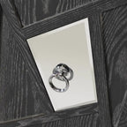 Buffets bahuts modernes à 4 portes avec portes décoratives à miroir