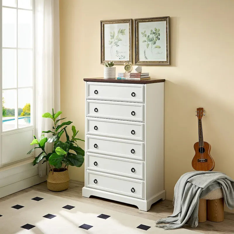 Commode moderne à 6 tiroirs MM