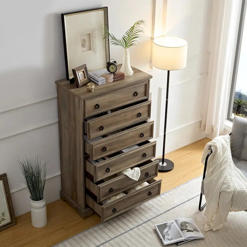 Commode moderne à 6 tiroirs MM
