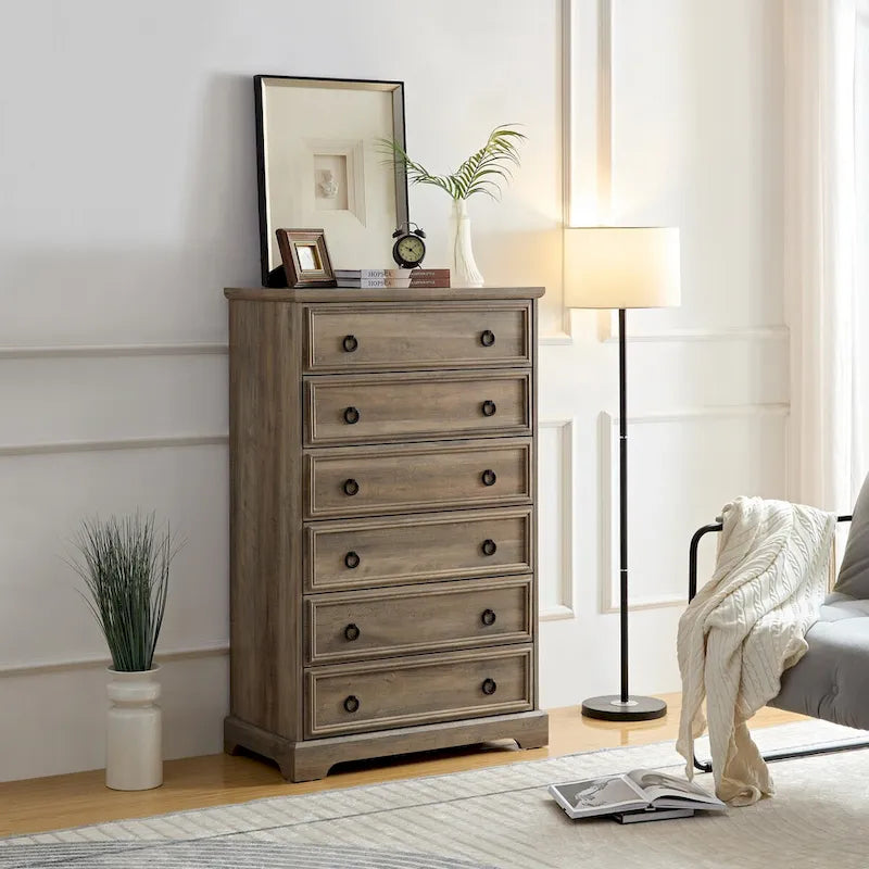 Commode moderne à 6 tiroirs MM