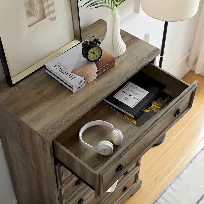 Commode moderne à 6 tiroirs MM