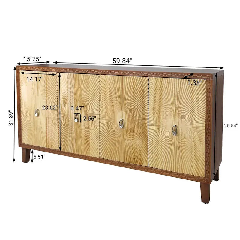 Armoire de rangement 4 portes RR