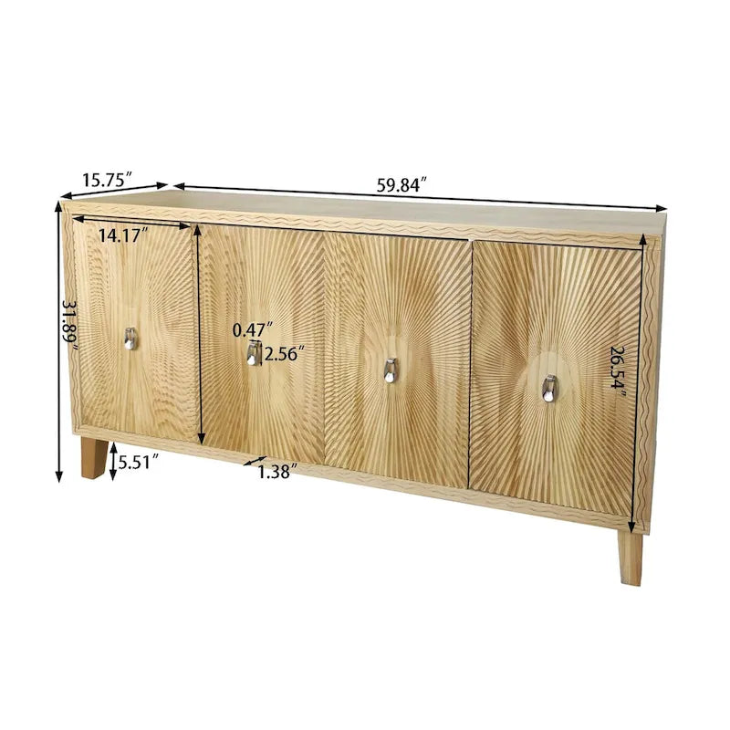 Armoire de rangement 4 portes RR
