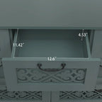 Commode 7 tiroirs, Meuble américain, Convient pour chambre à coucher, salon, bureau