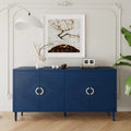 Buffet 4 portes avec placage en bois massif