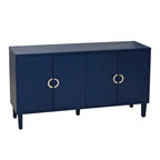 Buffet 4 portes avec placage en bois massif