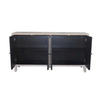 Armoire d'appoint 4 portes en bois buffet de rangement