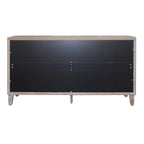 Armoire d'appoint 4 portes en bois buffet de rangement