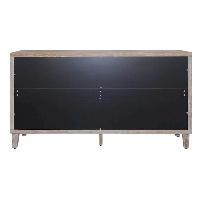 Armoire d'appoint 4 portes en bois buffet de rangement