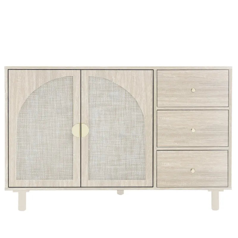 Armoire 2 portes 3 tiroirs