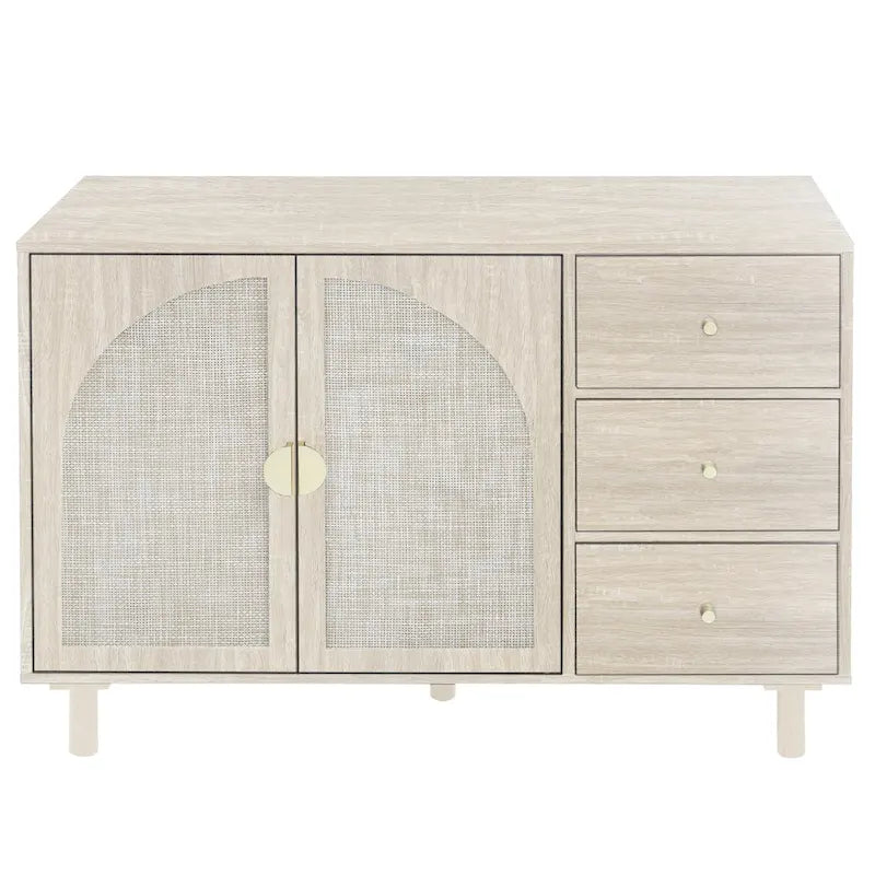 Armoire 2 portes 3 tiroirs
