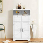 Meuble bas avec 2 portes et 2 tiroirs – 29 P x 60 L x 108,5 H cm