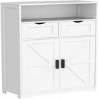 Meuble bas avec 2 portes et 2 tiroirs – 29 P x 60 L x 108,5 H cm