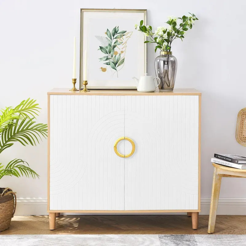 Armoire de rangement moderne et confortable avec étagères réglables