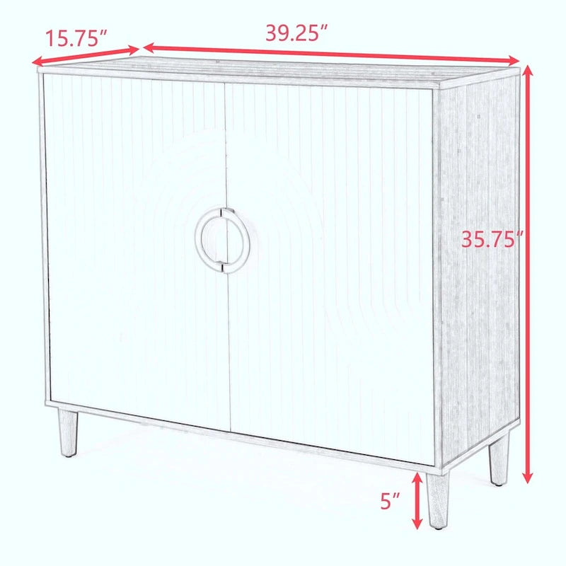 Armoire de rangement moderne et confortable avec étagères réglables