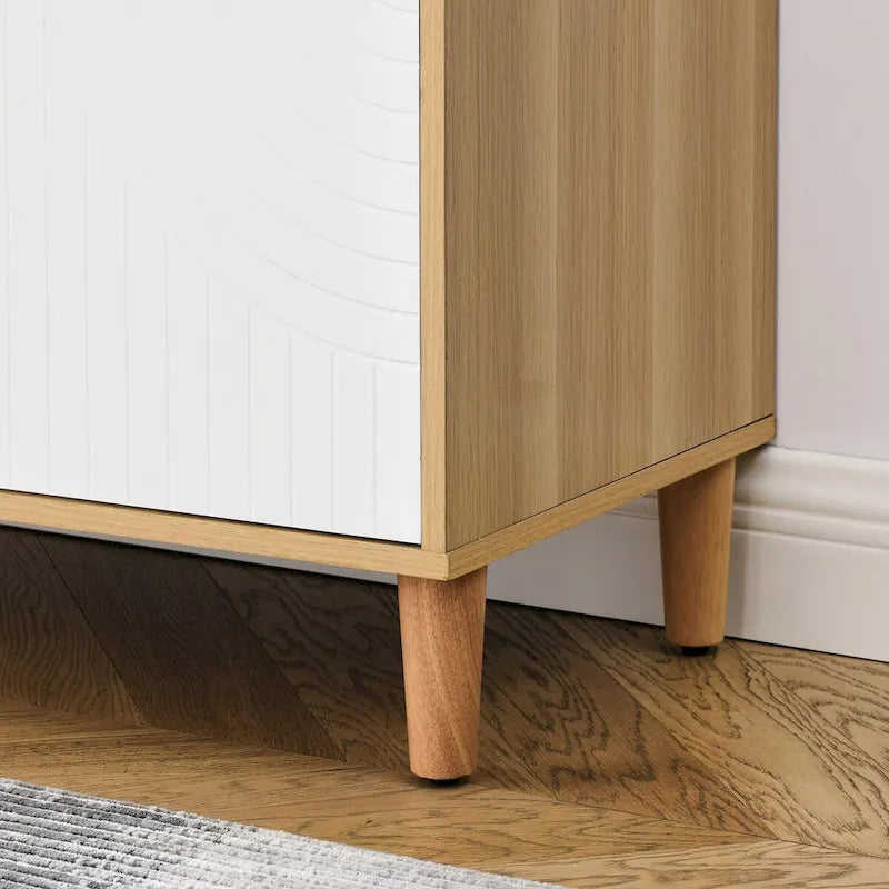 Armoire de rangement moderne et confortable avec étagères réglables