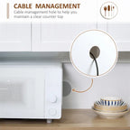 71 Buffet avec huche, armoire de rangement de cuisine moderne avec tiroir