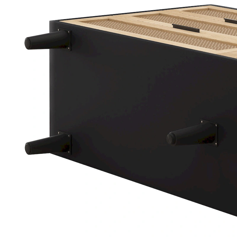 RR 59.066-Meuble de rangement en rotin à tiroirs