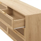 RR 59.066-Meuble de rangement en rotin à tiroirs