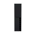 Armoire haute pour salon, appartement, chambre, noire