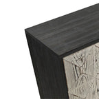 Buffet Vintage 4 Portes de 152 cm, Meuble de Rangement Autonome