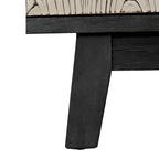 Buffet Vintage 4 Portes de 152 cm, Meuble de Rangement Autonome