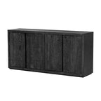 63 Meuble Buffet Quatre Portes avec Étagères Réglables pour Couloir Entrée Salon
