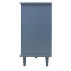 Meuble de rangement 2 portes et 3 tiroirs, meuble américain, convient pour chambre à coucher, salon, bureau