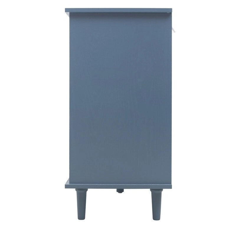 Meuble de rangement 2 portes et 3 tiroirs, meuble américain, convient pour chambre à coucher, salon, bureau
