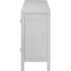 Grand buffet/bahut 60 portes en rotin artificiel avec grand espace de rangement