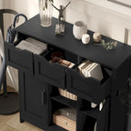 Buffet commode 3 tiroirs de 89,9 cm de large