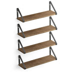 Wallniture Ponza, étagères murales en bois 43 cm de long et 11,4 cm de profondeur, étagère pour cuisine