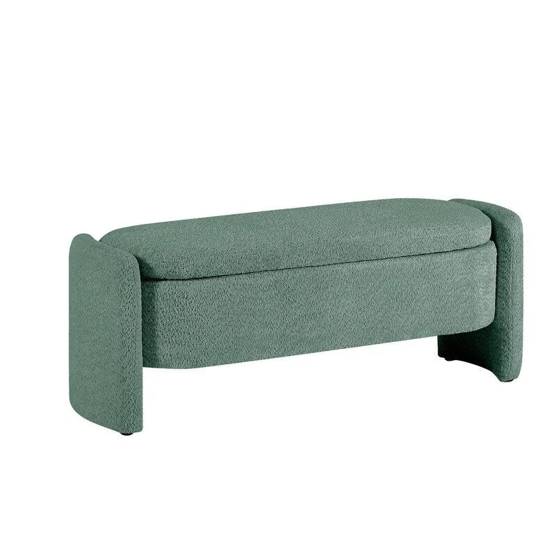 Banc rembourré ovale GEITIN avec grand espace de rangement